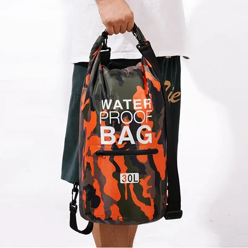 Waterproof Roll-Top Dry Bag — 5L to 30L