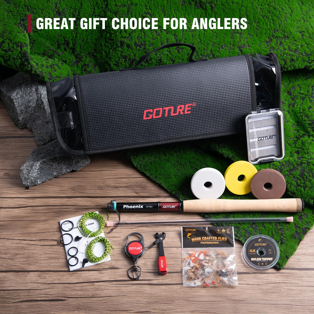 Tenkara Fly Fishing Rod Kit — 12ft Carbon, Complete Set